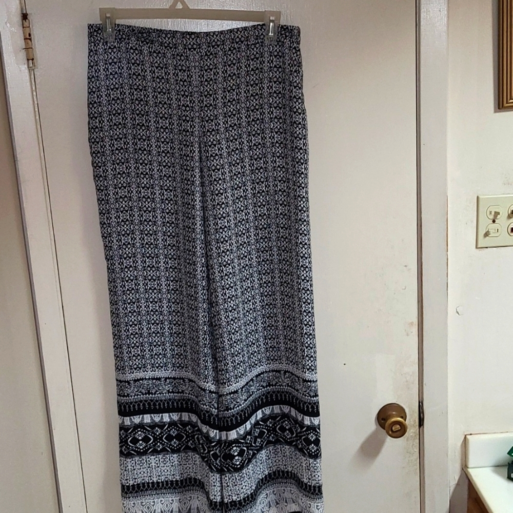 By & By Aztec print pants.